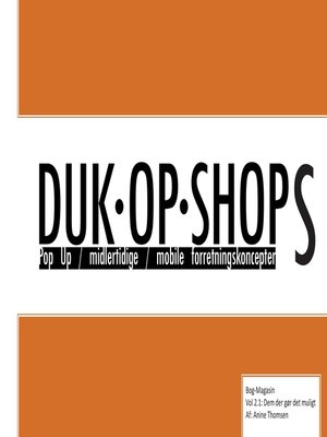 cover image of Duk Op Shops vol 2.1